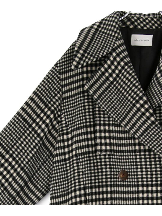 楽天市場】【SALE／50%OFF】MANTECO ビッグラペルチェックコート ADAM  