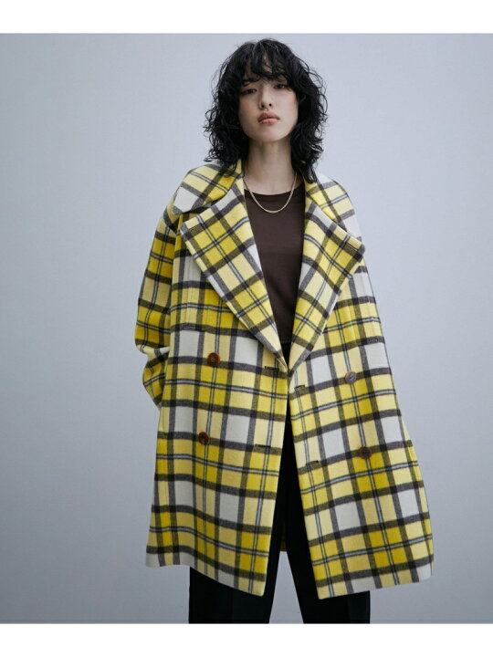 楽天市場】【SALE／50%OFF】MANTECO ビッグラペルチェックコート ADAM  