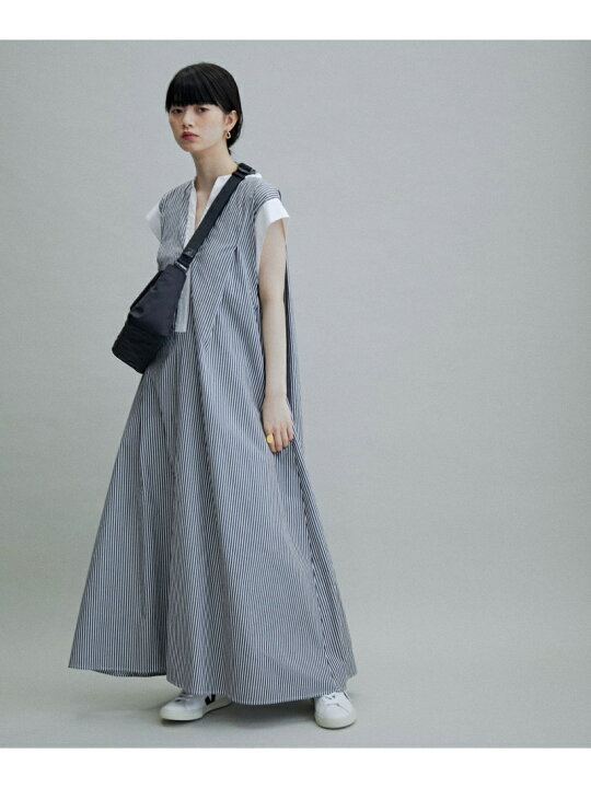 楽天市場 Sale Off テントラインシャツワンピース Adam Et Rope Femme アダムエロペ ワンピース ワンピースその他 ホワイト ブルー Rba E 送料無料 Rakuten Fashion Adam Et Rope