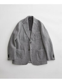 【SALE／30%OFF】【WILD LIFE TAILOR】ブリティッシュ ツイード ストレート ジャケット / セットアップ対応 WILD LIFE TAILOR Adam et Rope' アダムエロペ ジャケット・アウター テーラードジャケット・ブレザー グレー ベージュ【RBA_E】【送料無料】[Rakuten Fashion]