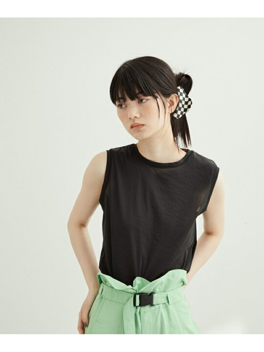 楽天市場】ストレッチタフタノースリーブTEE ADAM ET ROPE
