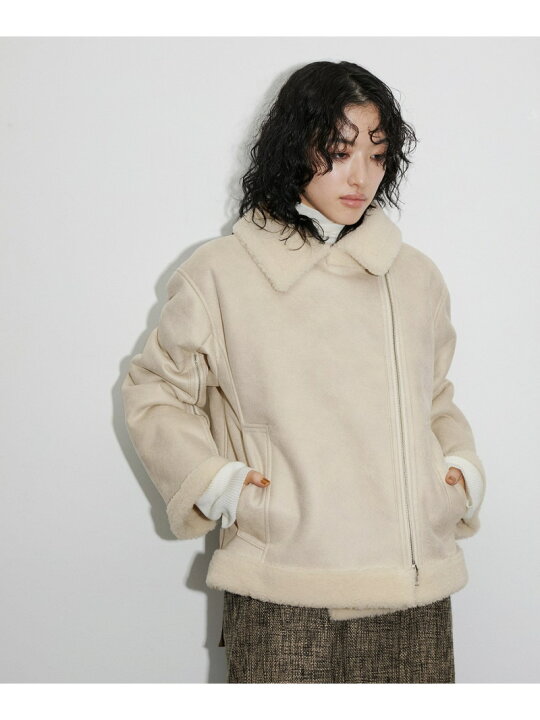 楽天市場】【SALE／40%OFF】フェイクムートンジャケット ADAM ET ROPE  