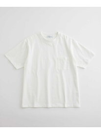 ＜汗染み防止＞スエット ガード ベーシック ポケット Tシャツ ADAM ET ROPE' HOMME アダムエロペ トップス カットソー・Tシャツ ホワイト グリーン カーキ【送料無料】[Rakuten Fashion]