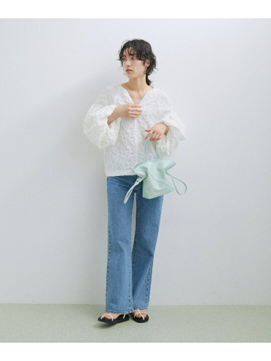 楽天市場】【SALE／40%OFF】ジャカードパイピングブラウス ADAM ET 