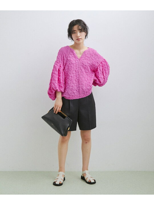楽天市場】【SALE／40%OFF】ジャカードパイピングブラウス ADAM ET 