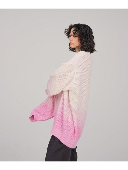 楽天市場】【SALE／60%OFF】【WEB限定】Dip Dye グラデーション 畦編み 