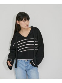 【SALE／30%OFF】ミラノリブニットプルオーバー ADAM ET ROPE' FEMME アダムエロペ トップス ニット ブラック ホワイト ピンク【RBA_E】【送料無料】[Rakuten Fashion]