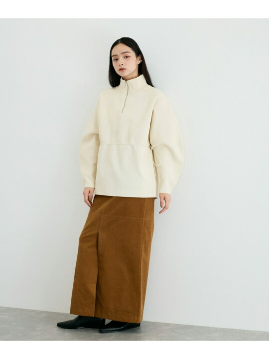 楽天市場】【SALE／40%OFF】【洗える】ハーフジップフォルムニット 