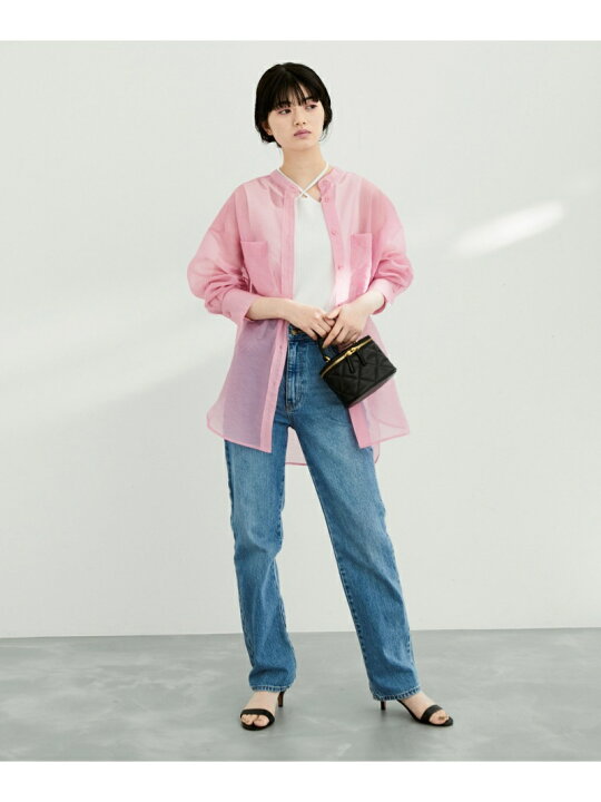 楽天市場】【SALE／20%OFF】＜追加＞バンドカラーシアーシャツ ADAM ET 