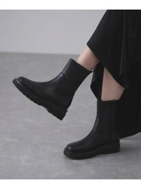 トラックソールストレッチブーツ ADAM ET ROPE' FEMME アダムエロペ シューズ・靴 ブーツ ブラック【送料無料】[Rakuten Fashion]