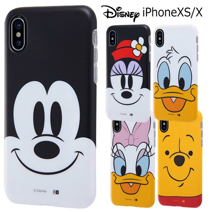 楽天市場 Iphonexs Iphonex ディズニー 耐衝撃 Tpu ケース ハイブリッド キャラクター カバー ソフト ソフトケース ハード ハードケース グッズ 背面 シンプル ミッキー ミニー ドナルド プー デイジー アイフォン Iphone Xs X テンエス スマホケース スマホカバー S