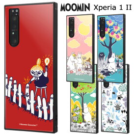 Xperia 1 II ムーミン 耐衝撃 スクエア ハイブリッド ケース カバー ソフト ソフトケース ハードケース キャラクター ちびのミイ スナフキン リトルミイ ニョロニョロ SO-51A SOG01 Xperia1II 2 エクスペリア ワン マークツー 1II スマホカバー スマホケース s-in-7d603