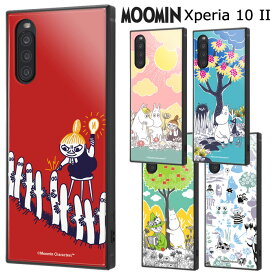 Xperia 10 II ムーミン 耐衝撃 スクエア ハイブリッド ケース カバー ソフト ソフトケース ハード ハードケース キャラクター moomin ちびのミイ スナフキン リトルミイ SO-41A Xperia10II Xperia10 2 エクスペリア テン マークツー スマホカバー スマホケース s-in-7d611