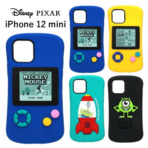 メール便 iPhone12mini ディズニー シリコン ケース カバー ソフト ソフトケース キャラクター グッズ 耐衝撃 耐振動 背面 ミッキー トイストーリー エイリアン モンスターズインク マイク アイ
