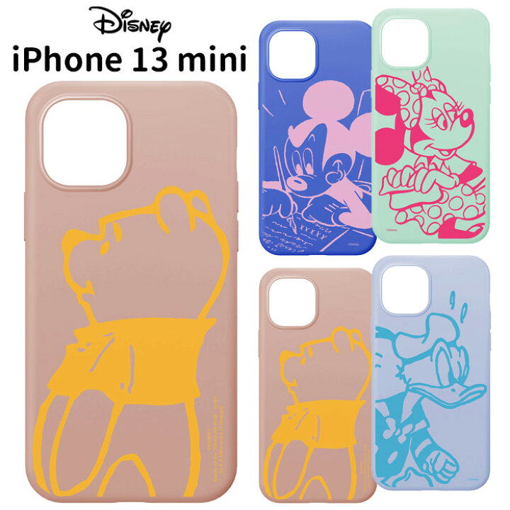 楽天市場 メール便 送料無料 Iphone13mini ディズニー 抗菌 スリム シリコン ケース カバー ソフト ソフトケース シリコンケース 耐衝撃 軽量 軽い キャラクター スマホ 保護 背面 ミッキー ミニー プー ドナルド アイフォン Iphone 13 Mini 5 4 スマホケース