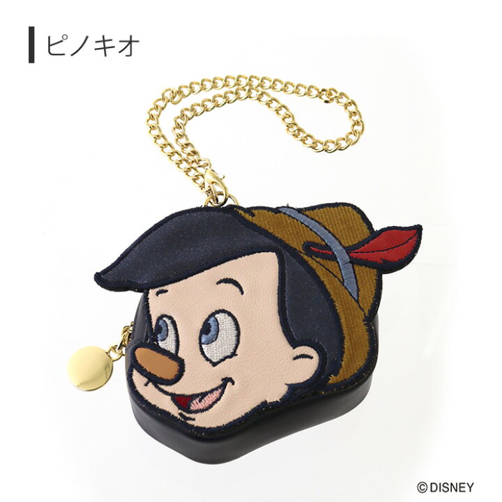 楽天市場 ディズニー ピノキオ ダイカット ポーチ チャーム フィガロ クリオ コンパクト 小さい Puレザー パッチワーク バッグチャーム チェーン レディース かわいい キャラクター グッズ シンプル コイン 雑貨 小物 小銭 リップ コインケース 合成皮革 合皮 革 ネコ