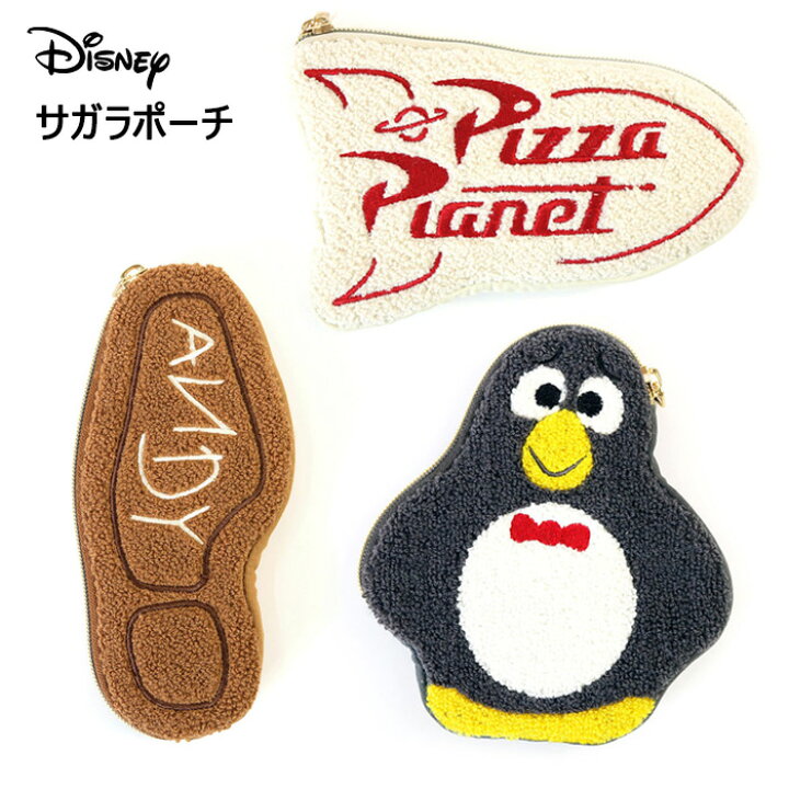 楽天市場 ディズニー トイストーリー サガラ刺繍 ポーチ 化粧ポーチ 小物入れ メイクポーチ コスメポーチ クラッチバッグ 鞄 大容量 大きめ サガラ 刺繍 ファスナー レディース プレゼント 誕生日 キャラクター かわいい おしゃれ グッズ アンディ ウィージー ペンギン S