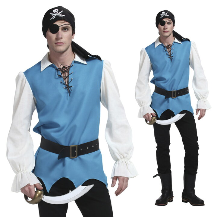 楽天市場 男女兼用 ファンタジーブルーパイレーツ パイレーツ 海賊 キャプテン 帽子 ブルー パンツ 大きいサイズ かわいい メンズ メンズコスプレ 男性 コスプレ衣装 コスチューム ハロウィン コスプレ 22 文化祭 忘年会 ハロウィン仮装 即納 S Cs 9a147 スターズ