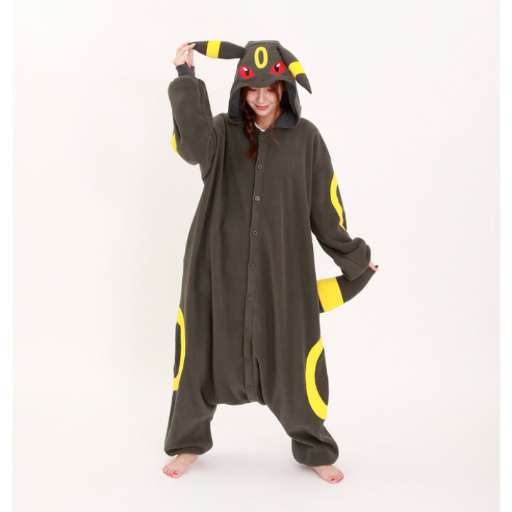 楽天市場 送料無料 ポケモン ブラッキー きぐるみ 着ぐるみ キャラクター ポケットモンスター イーブイ ブイズ なりきり アニメ メンズ レディース 男女兼用 大人用 大人 フリー コスプレ コス コスチューム ハロウィン衣装 仮装 文化祭 忘年会 イベント パーティー S Sz