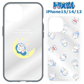 iPhone15 iPhone14 iPhone13 ドラえもん イーフィット 耐衝撃 ハイブリッド クリア ケース カバー ソフトケース ハード TPU キャラクター かわいい ドラエモン どらえもん アイフォン フィフティーン iPhone 15 14 13 iPhone15ケース スマホケース スマホカバー gd-ma01804