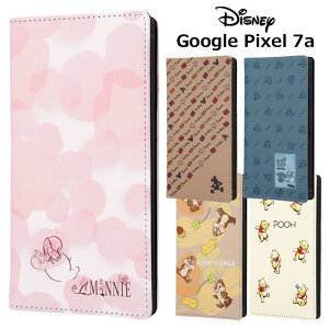 送料無料 GooglePixel7a ディズニー 耐衝撃 手帳型 PUレザー ケース 手帳型ケース フリップ ダイアリー 手帳型 手帳ケース カード収納 ミッキー ミニー ドナルド チップ&デール プーさん グーグ