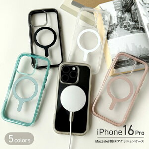 [ iPhone16Pro MagSafeΉ GANbVP[X nCubh P[X Jo[ NA TPU |J[{lCg \tgP[X n[h NAP[X Vv ubN x[W sN zC