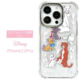 メール便 iPhone13Pro ディズニー おしゃれキャット x SKINNYDIP TPU クリア ケース カバー スキニーディップ ソフトケース クリアケース かわいい マリー ダッチェス トーマス トゥルーズ ベルリオーズ アイフォン プロ iPhone 13 pro スマホカバー スマホケース ss-ma00289