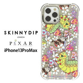 iPhone13ProMax ディズニー ピクサー バグズライフ x SKINNYDIP TPU クリア ケース カバー スキニーディップ ソフトケース クリアケース 透明 キャラクター 可愛い ドット姫 フランシス アイフォン プロマックス iPhone 13 pro max スマホカバー スマホケース ss-ma02694