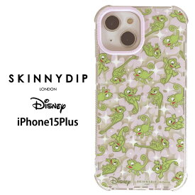 メール便 iPhone15Plus ディズニー パスカル x SKINNYDIP TPU クリア ケース カバー スキニーディップ ソフトケース クリアケース かわいい ラプンツェル プリンセス アイフォン フィフティーン iPhone 15 plus iPhone15plusケース スマホカバー スマホケース ss-ma03320