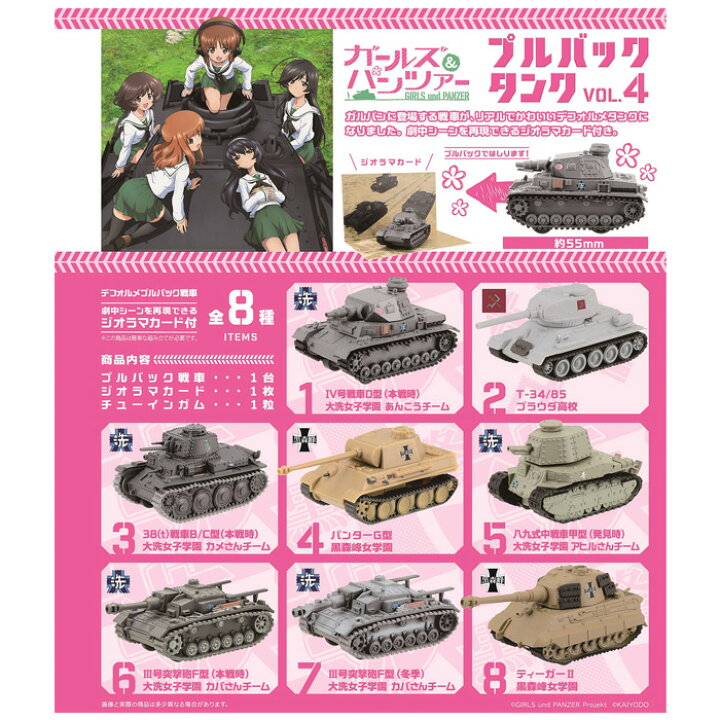 楽天市場 送料無料 F Toys ガールズ パンツァー ガルパン プルバックタンク4 10個入り Box エフトイズ 食玩 フィギュア おもちゃ 玩具 戦車 ジオラマ かわいい インテリア キャラクター ボックス 箱買い セット セット買い ミニチュア S Ok 6j454 スターズマーケット