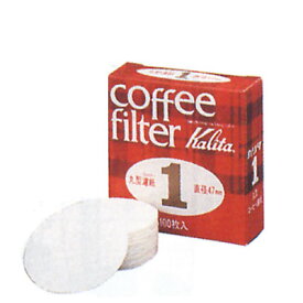 Kalita カリタ コーヒーフィルター 丸型濾紙＃1 コーヒー フィルター 濾過 ペーパー ドリップ 100枚入り キッチン用品 キッチン小物 コーヒー用品 【8点までメール便可】
