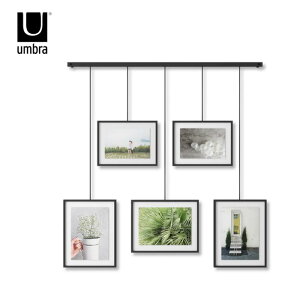 アンブラ Umbra イグジビット フォトディスプレイ ブラック フォトフレーム ポストカード 2L おしゃれ 壁掛け スチール 記念 プレゼント ギフト 祝