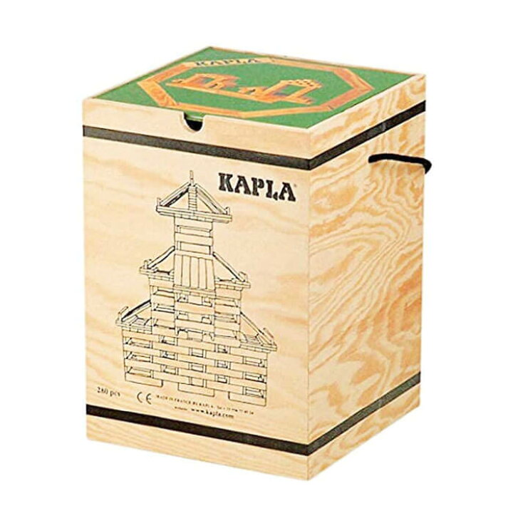 楽天市場】カプラ KAPLA 積み木 ブロック 280 アートブック 緑 初級 