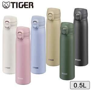 �Ў�ň��݂₷�� �����v�b�V���}�O ���� �^�C�K�[ 500ml �H��@�Ή� �X�e�����X�{�g�� MKR-W050 �I�ׂ�6�F �^��f�M�{�g�� �������� ���� �{�g�� �ۉ� �ۗ� TIGER
