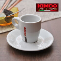 キンボエスプレッソカップ&ソーサー60mL【KIMBOコーヒーカップアロマイタリアナポリ】【アドキッチン】
