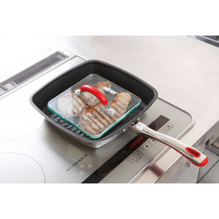 楽天市場】マイヤー パーフェクト グリルパン 24cm (グリルプレス付き  