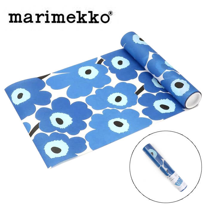 マリメッコ Marimekko テーブルランナー 552640 ウニッコ ブルー