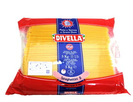 Divella ( ディヴェッラ ) スパゲッティーニ（1.55mm）No.9 5kg【キャンセル・返品・交換不可】