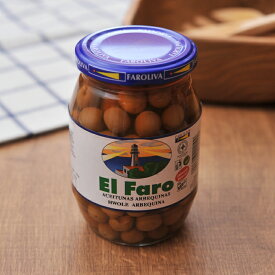 【当店おすすめ食材】El Faro オリーブの実 アルベキーナ （瓶） 《food》【200g】【 ※ご注文後のキャンセル・返品・交換不可。 】