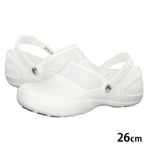 �N���b�N�X �V���[�Y �}�[�V�[���[�N �z���C�g 26cm crocs �T���_�� �C �X���b�p