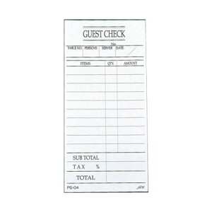 えいむ 会計伝票 PS-04 単式 英字 (10冊入) 150×70mm【 アドキッチン 】