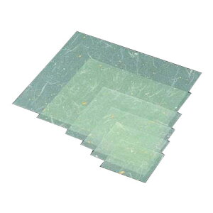 金箔紙ラミネート ( 500枚入 ) M33-470 250×250mm 緑 【 アドキッチン 】