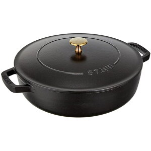 ストウブ ブレイザー IH対応 ソテーパン 26cm [ブラック] (鍋) 価格 