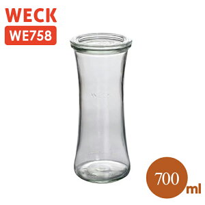 WECK ウェック デリカテッセン WE758 キャニスター 700ml 直径 Mサイズ 保存容器 ガラスキャニスター DELIKATESSEN ガラス ガラス容器 並行輸入品