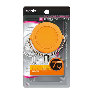 ソニック 超強力マグネットフック7kgブリスター橙 MG-768-OR