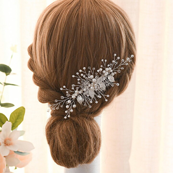 楽天市場 ヘアアクセサリー 結婚式 ショート ヘッドドレス ウェディング ビジュー 着物 髪飾り ブライダル 花嫁 お呼ばれ フォーマル レディース 髪留め コーム 成人式 エレガント 花モチーフ 卒業式 二次会 パーティー 送料無料 Addchic