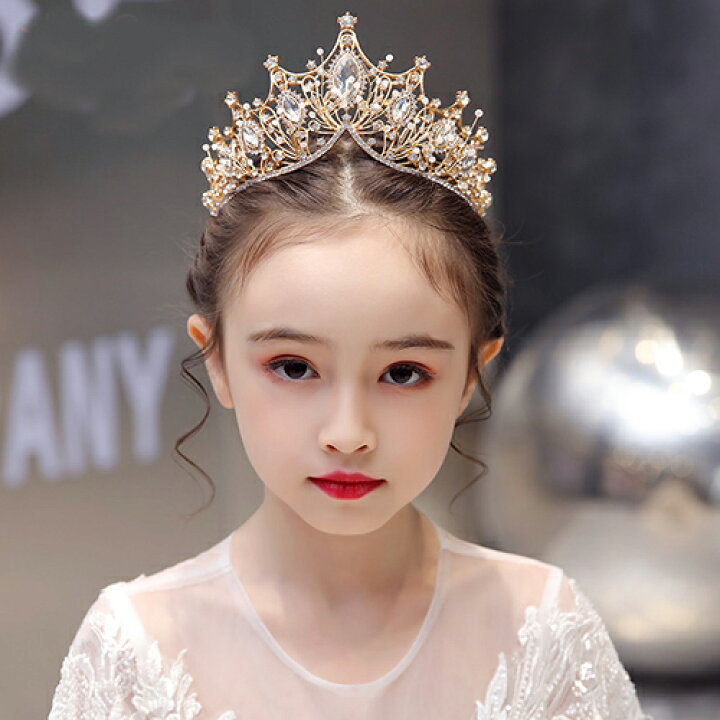 楽天市場】子供ヘッドドレス 髪飾り ティアラ クラウン ヘア 