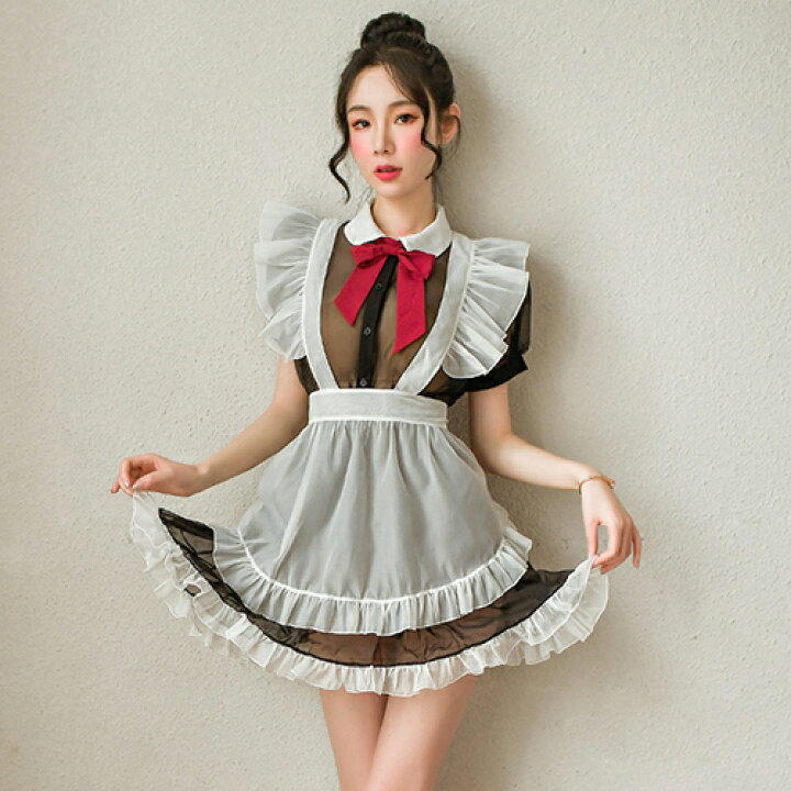 楽天市場 コスプレ衣装 メイド服 セット ベビードール セクシーランジェリー大人 可愛い下着 小悪魔 エロい下着 可愛いベビードール セクシーランジェリー大きいサイズ インナー 下着 パジャマ ルームウェア ロリータ 勝負下着 かわいい Addchic