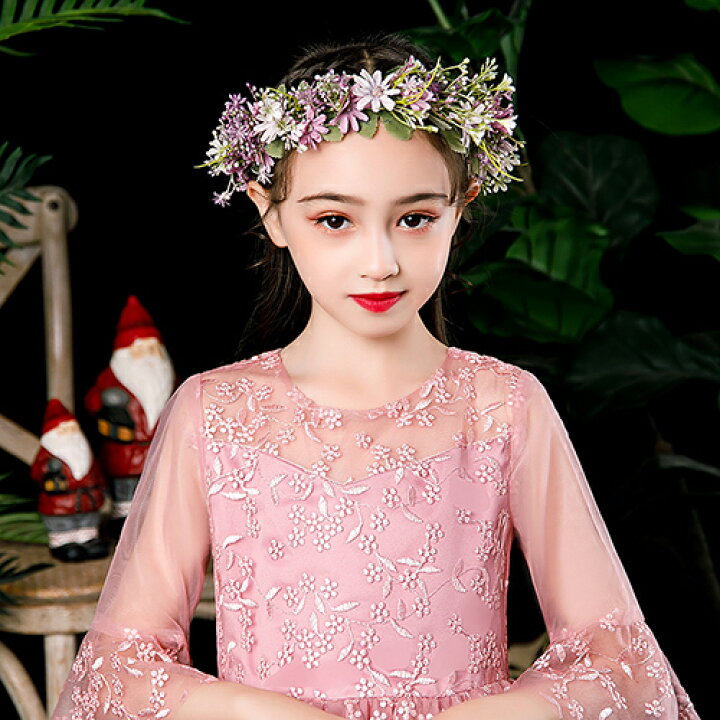 楽天市場 子供ヘッドドレス 髪飾り 花かんむり ヘアアクセサリー ウェディング ゴージャス フォーマル 髪留め 着物 成人式 子供の日 誕生日 結婚式 卒業式 イベント 発表会 パーティー 七五三 可愛い 送料無料 Addchic