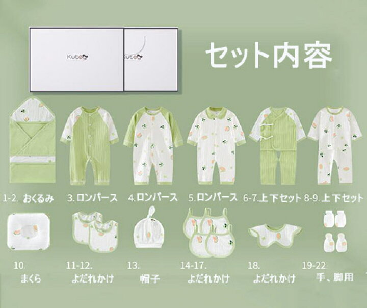 楽天市場】【☆半額限定☆スーパーSALE期間中】新生児 服 肌着セット 